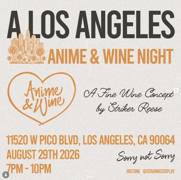 Anime & Wine Night