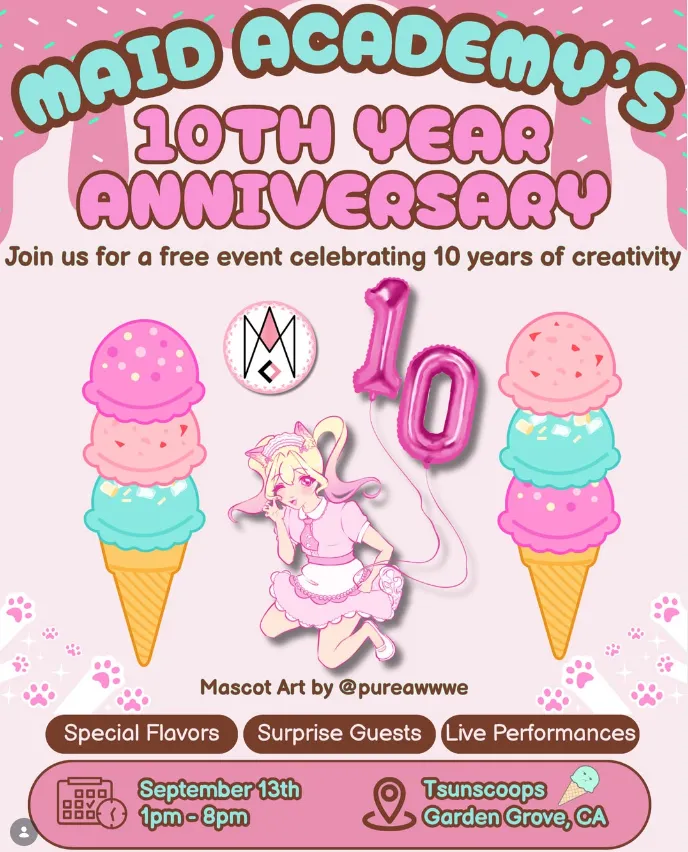 Maid Academy’s 10th Year Anniversary