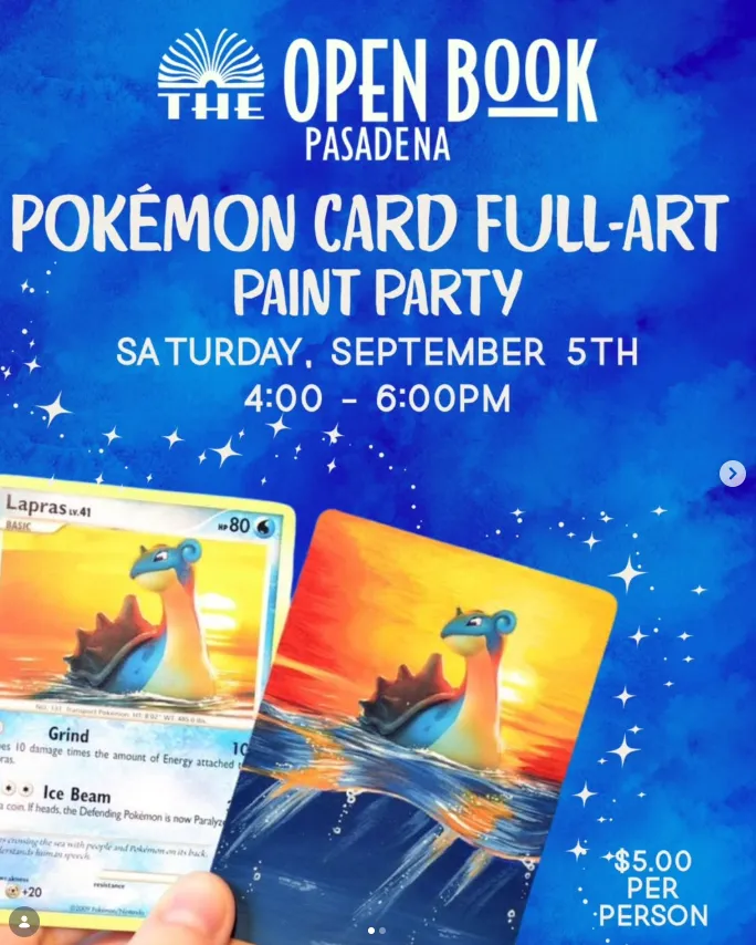 Pokemon Card Full Art Paint Party