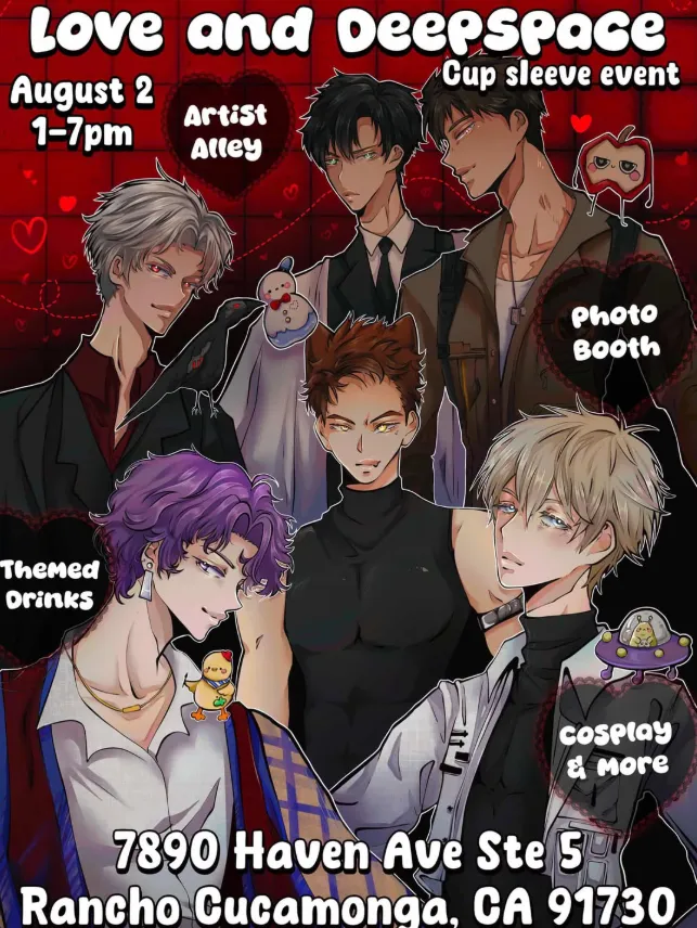 Love and DeepSpace Cupsleeve Event