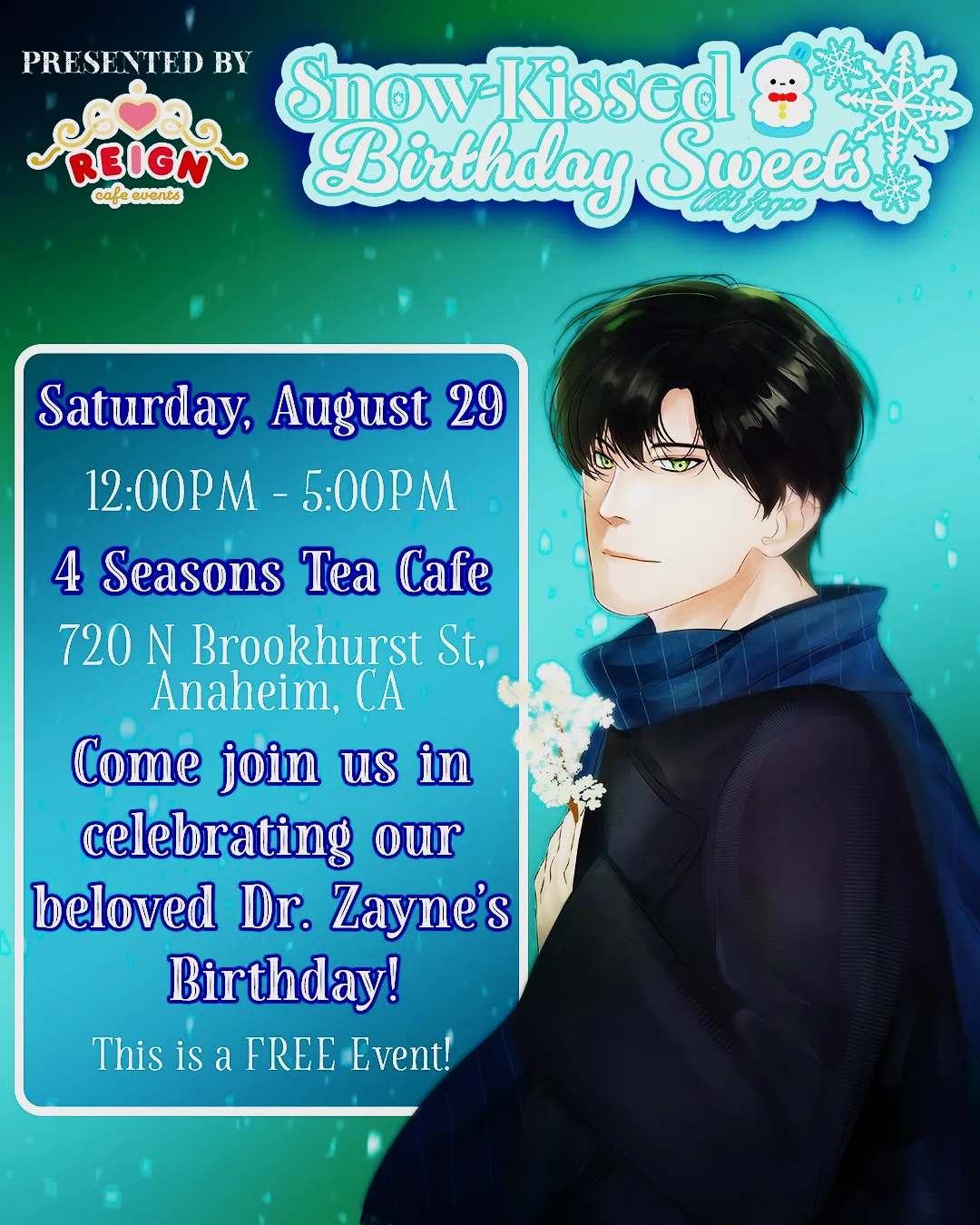 SNow Kissed Birthday Sweets