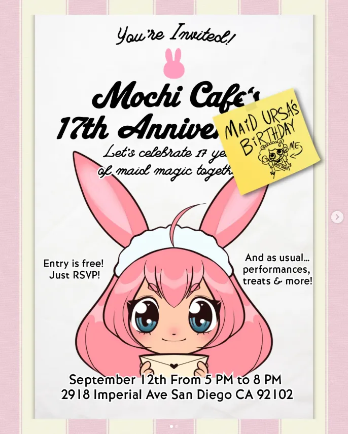 Mochi Cafe 17th Anniversary